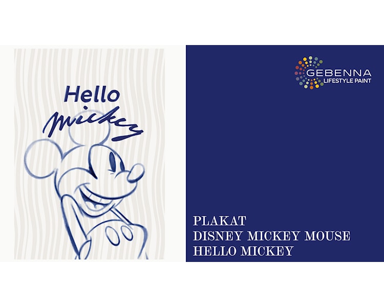 Plakat Disney Mickey Mouse Hello